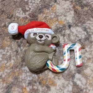 My 5th Christmas bear ornament 🐻